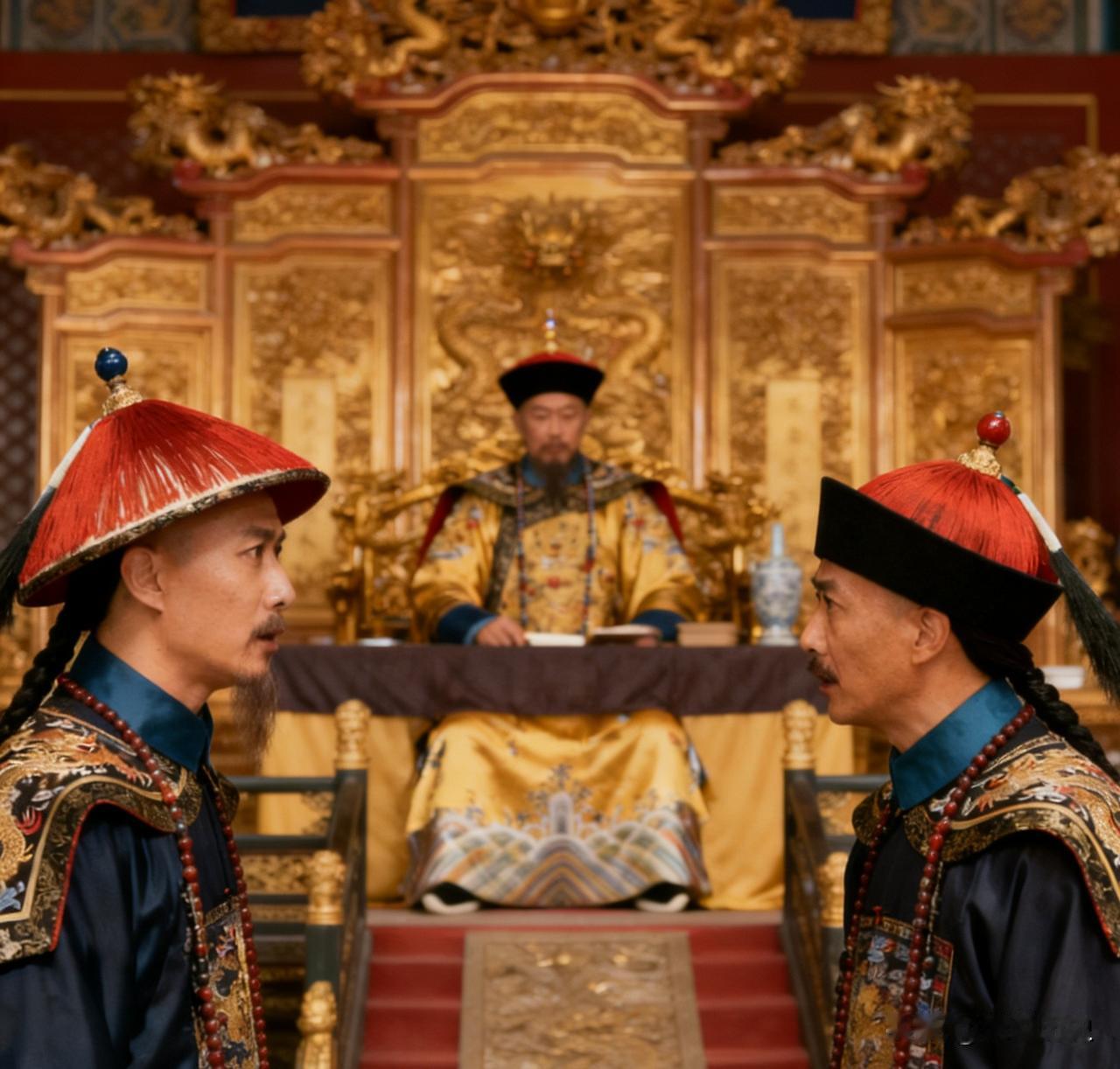 康熙四十八年，大学士马齐在朝堂上和康熙互骂，康熙大怒冲下大殿，把马齐给打了一顿。