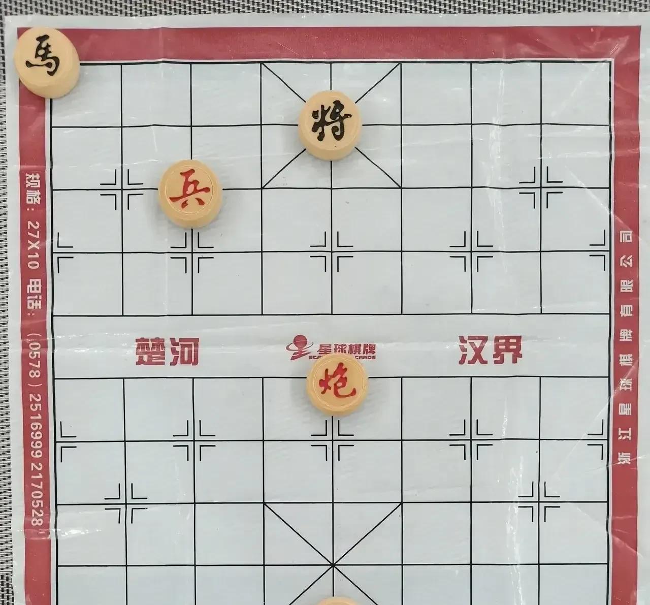 “天王老子来了也是和棋，”黑方老头闷了一口酒，信誓旦旦的说道。我想了想，红棋兵