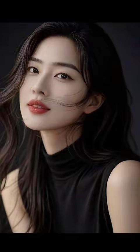 长发微卷，优雅黑时尚