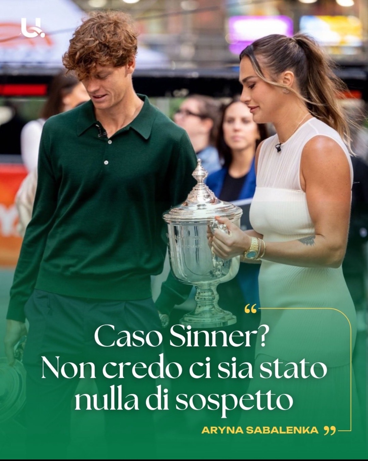 网球talking大会萨巴伦卡再谈辛纳事件！WTA排名第一的萨巴伦卡与尼克·克