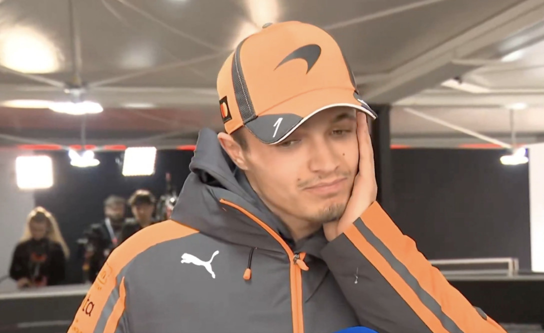 f1🎙️诺里斯：“真的很让人沮丧。这是动力单元方面的问题，所以车队已经尽最大