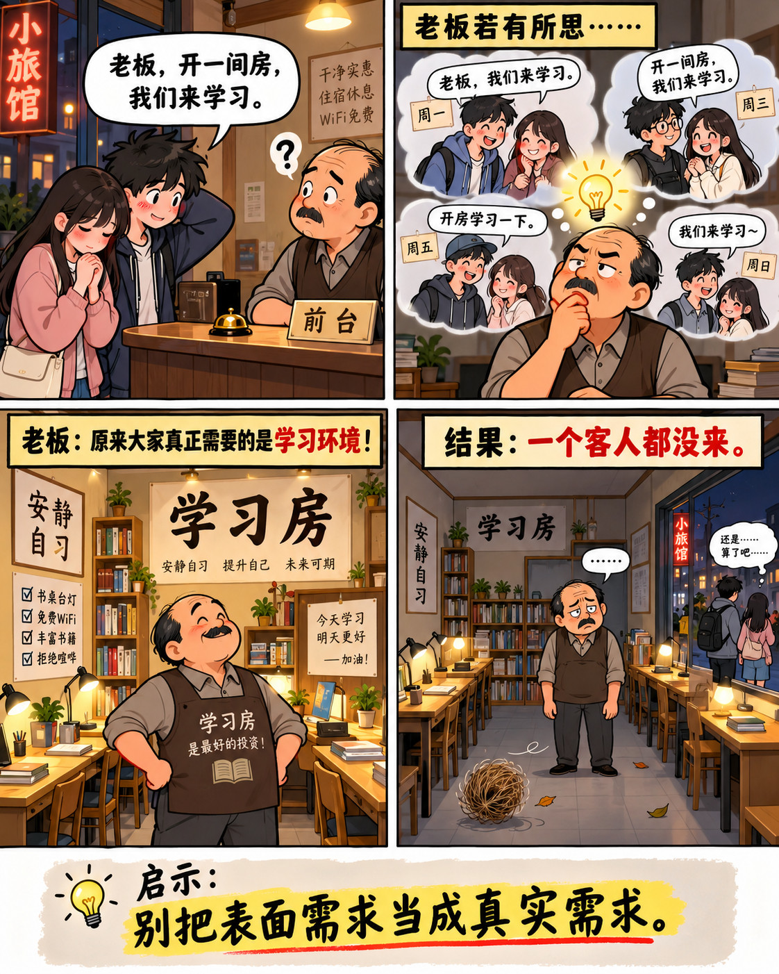 王腾称创业方向可参考微博热搜话题里这个道理是对的，不过从社交网络中找需求，一