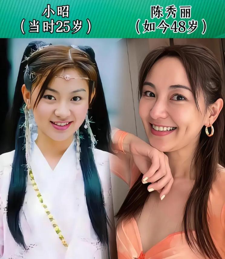 02版《倚天屠龙记》演员今昔，小无忌已经长大，“珠儿”越来越漂亮，“小昭”生了双