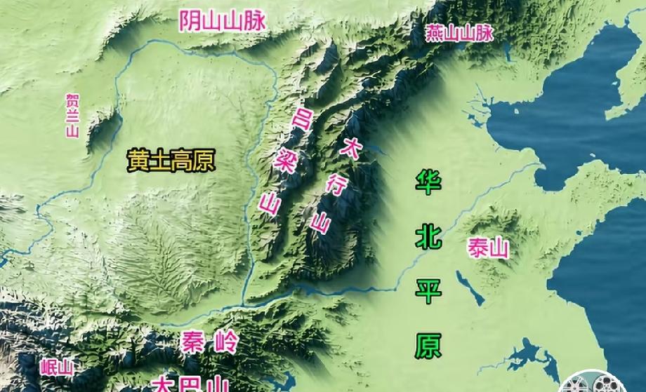 山西的山是真多啊，不过有两座大山很有意思，那就是太行山和吕梁山，它们自北向南绵延