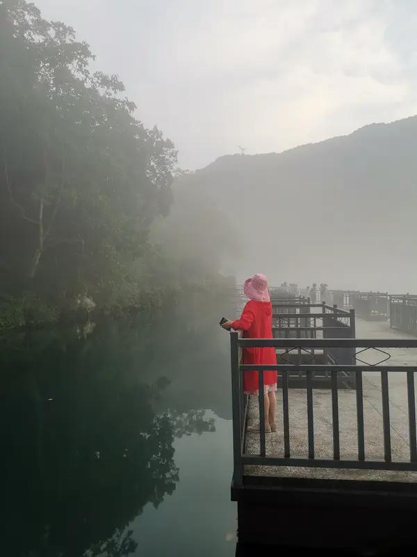 雾天总能营造出如梦似幻的仙境之美，古人留下不少相关诗词。像《七律·晨雾仙境》就很