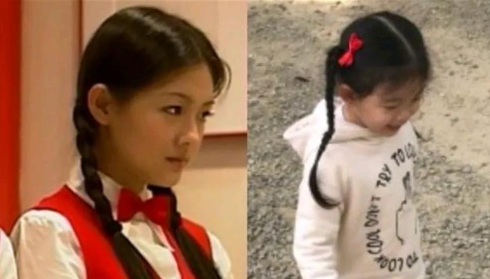 小玥儿的长相和大S当年出演的杉菜非常相似，那个时候的大S已经24岁了，但是大S还