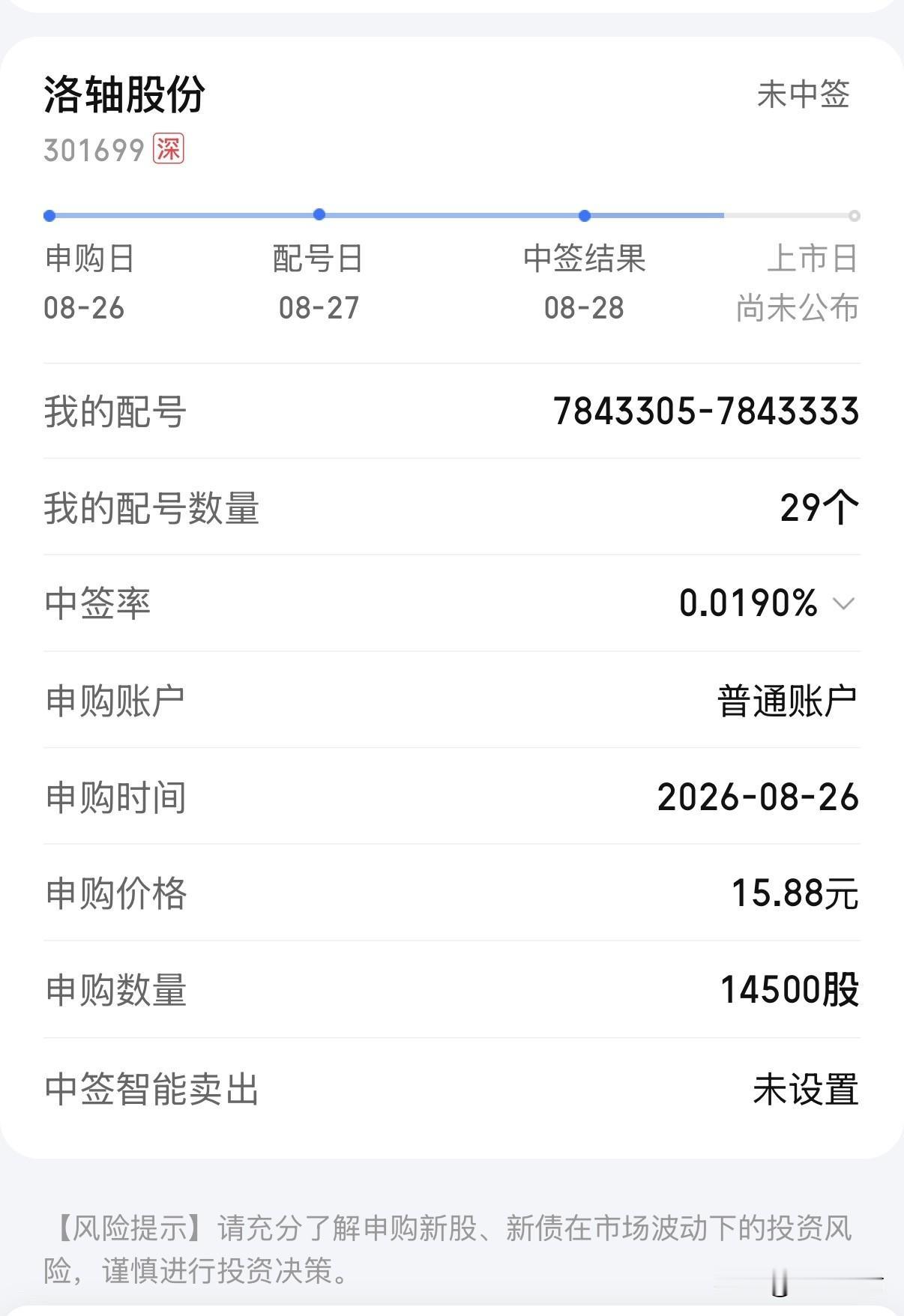 还是没中签