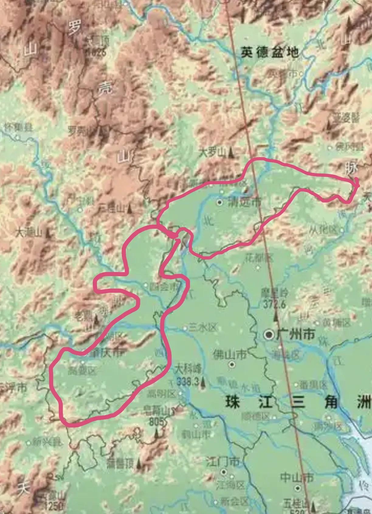 清远城区与肇庆城区平原面积大PK。清远两个城区的平原面积为1030平方公里。其