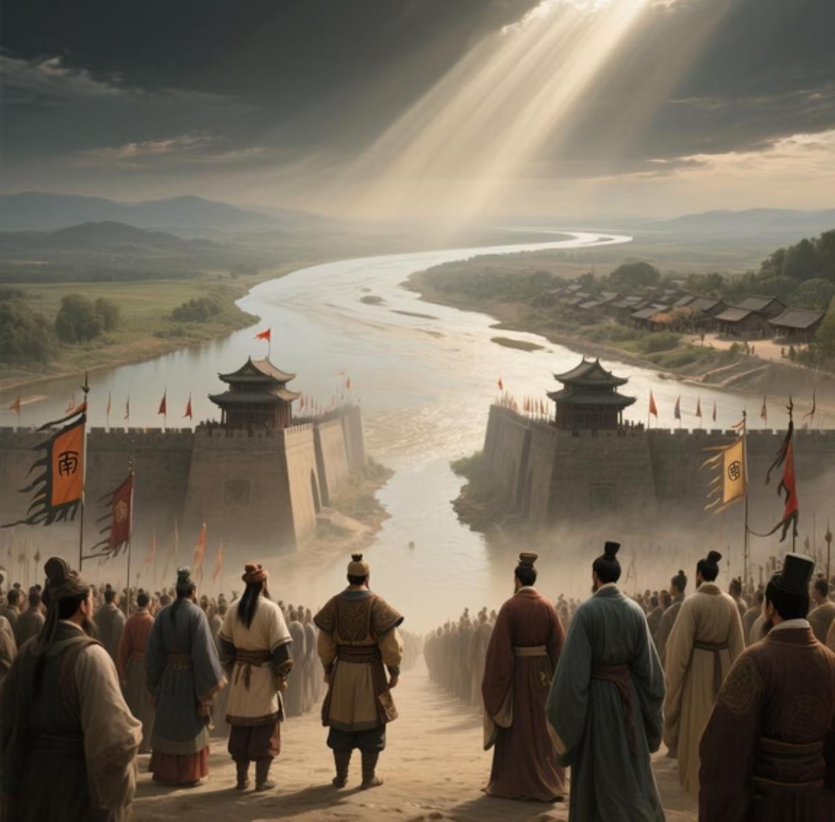 南北朝时代，一个叫姚察的南朝官员，作为使者出使北周。当他的马车行近长安城时，