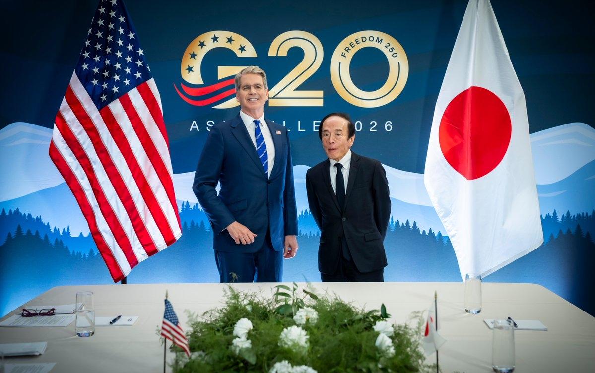 美国财长贝森特9月1日发文说：“我十分高兴欢迎我的老朋友——日本央行行长植田和男