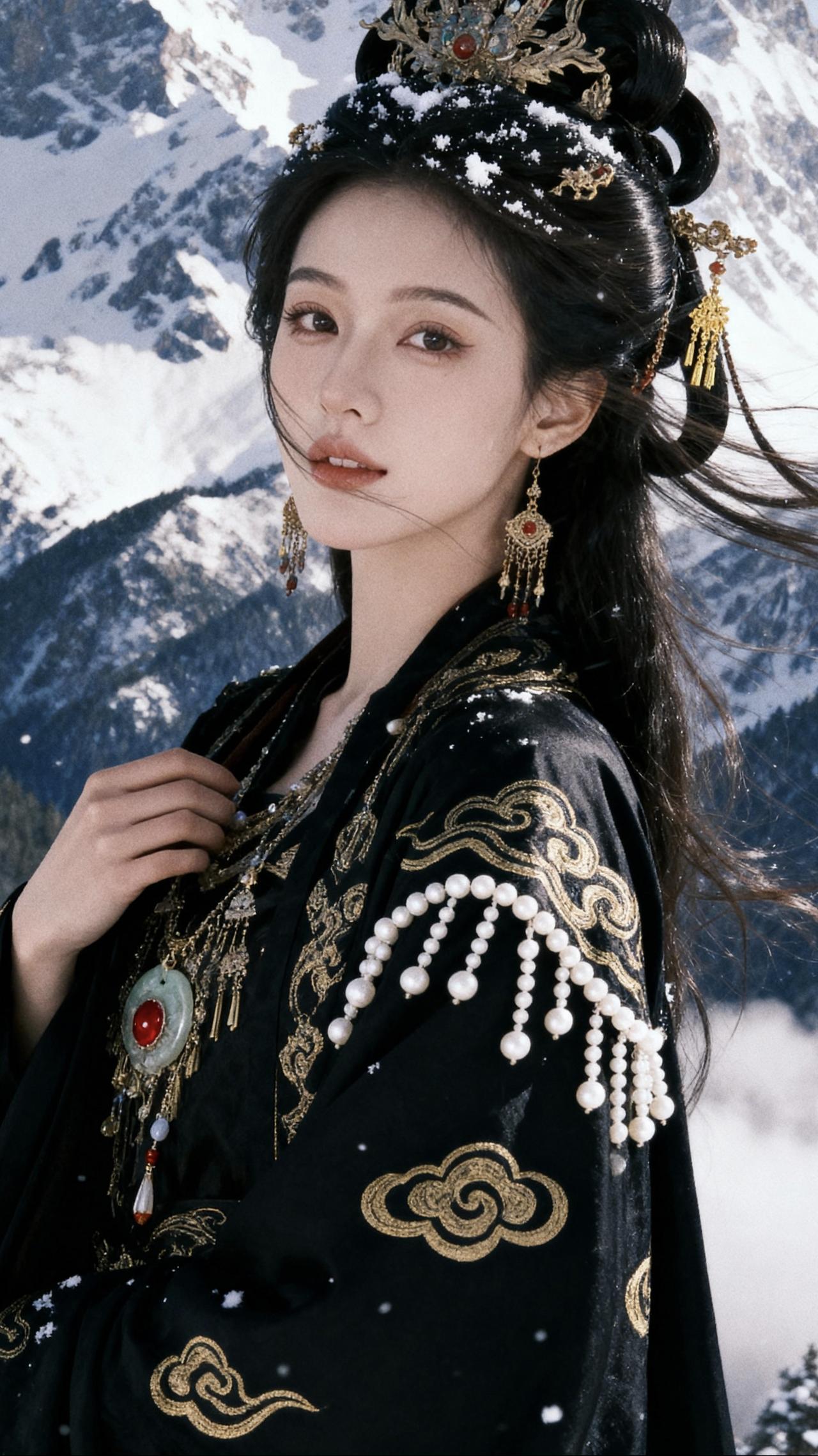 古装风大片，回眸一笑百媚生古装国风古装古韵古装古典风格古装写真大片古装战