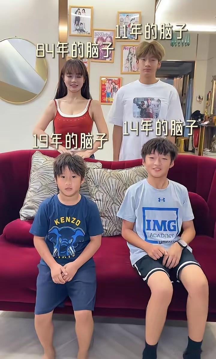 冉莹颖发了个三个儿子的视频，评论区翻车了，有人直接撂下一句：“差点让你们三小子过