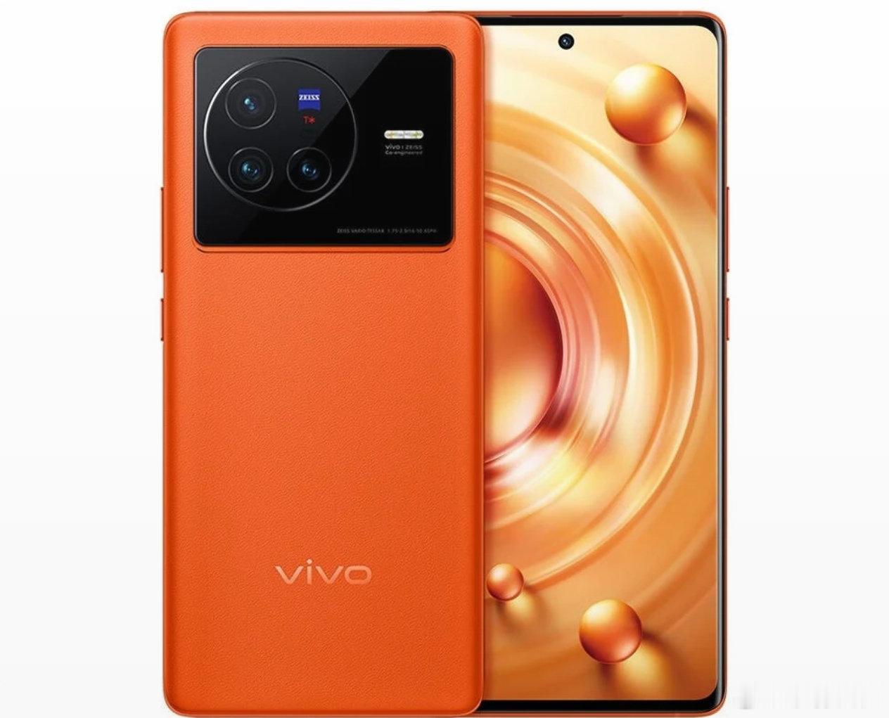 VDC现场有vivoX500标准版真机了，这个设计有点复刻vivoX80的味道了。​