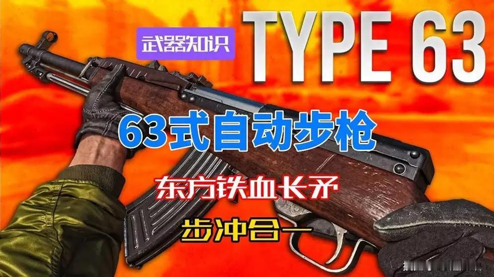 63式自动步枪堪称东方铁血长矛，是“步冲合一”思想下的产物。上世纪50年代末，单