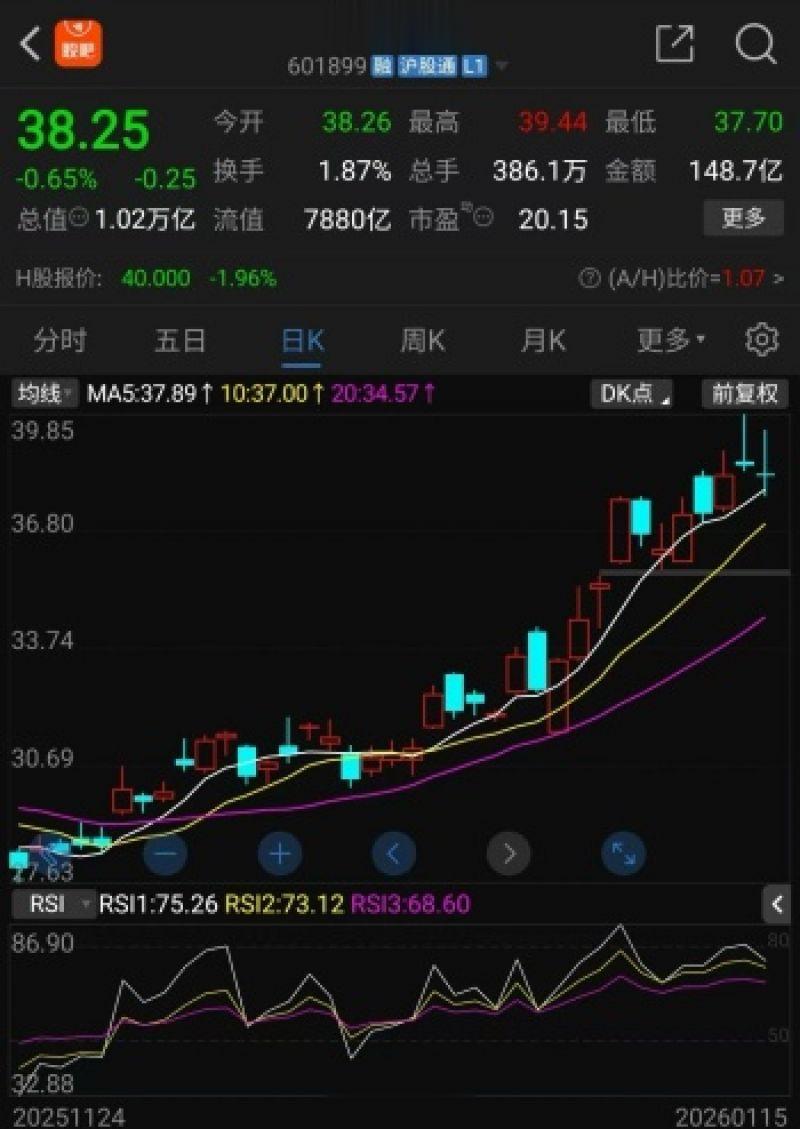 太会买了! 紫金矿业连涨4天, 这家机构15只基金集体“吃肉”超亿元