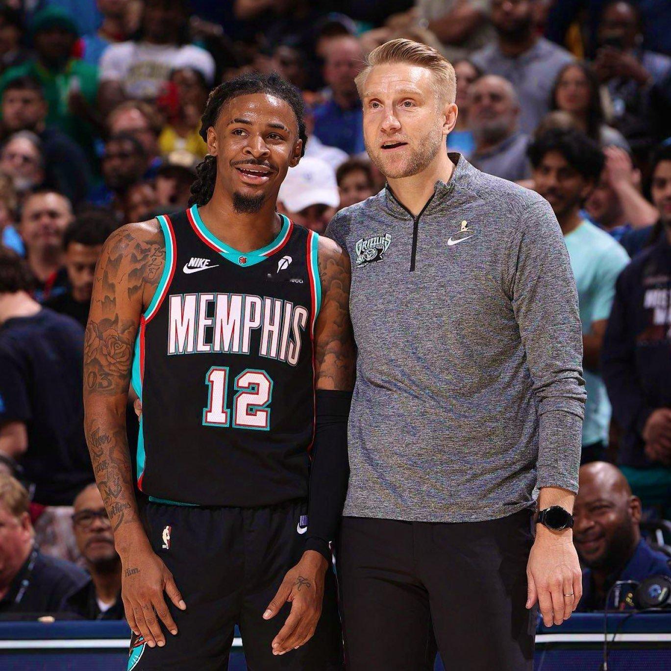 莫兰特被球队禁赛一场在灰熊所有与教练之间出现的问题中……共同点其实就是莫兰特本