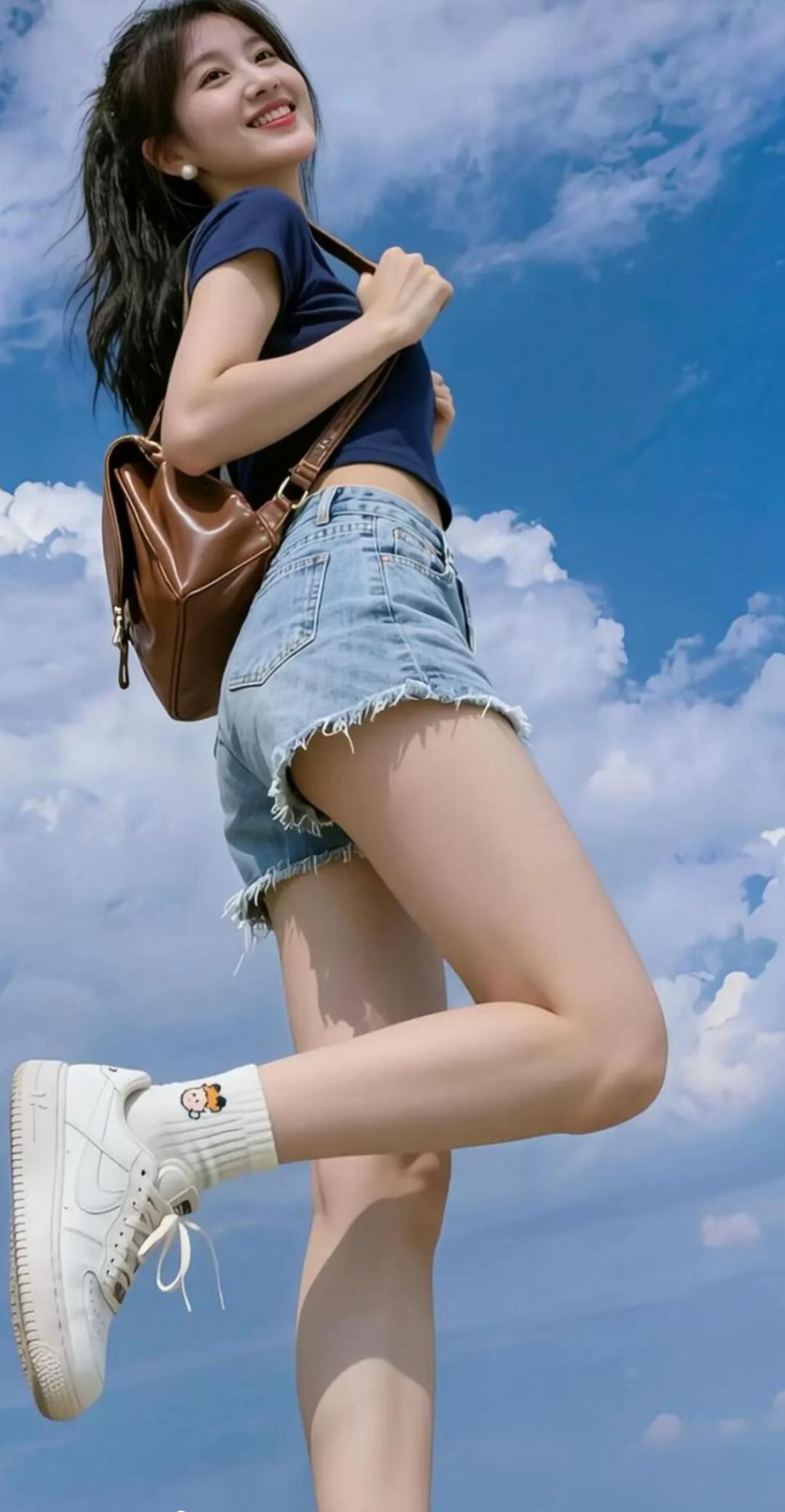 不管是不是AI，我就是觉得这才是青春该有的样子！阳光，甜美！