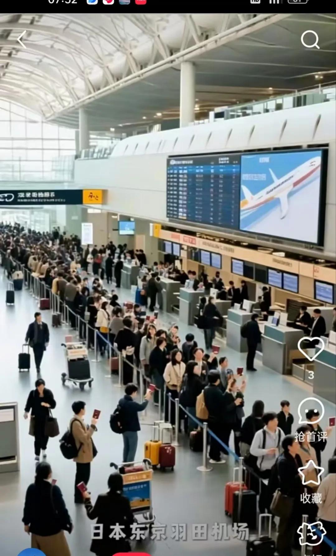 日本机场挤满了回国的人，去日旅游有中国游客不是说花自己的钱终于搞清楚了，为什