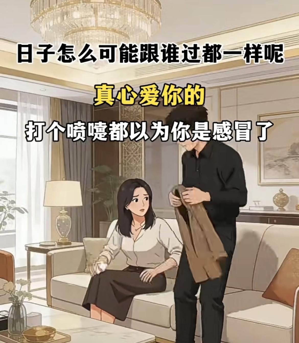 “跟不同的人会过不同的生活”[滑稽笑]