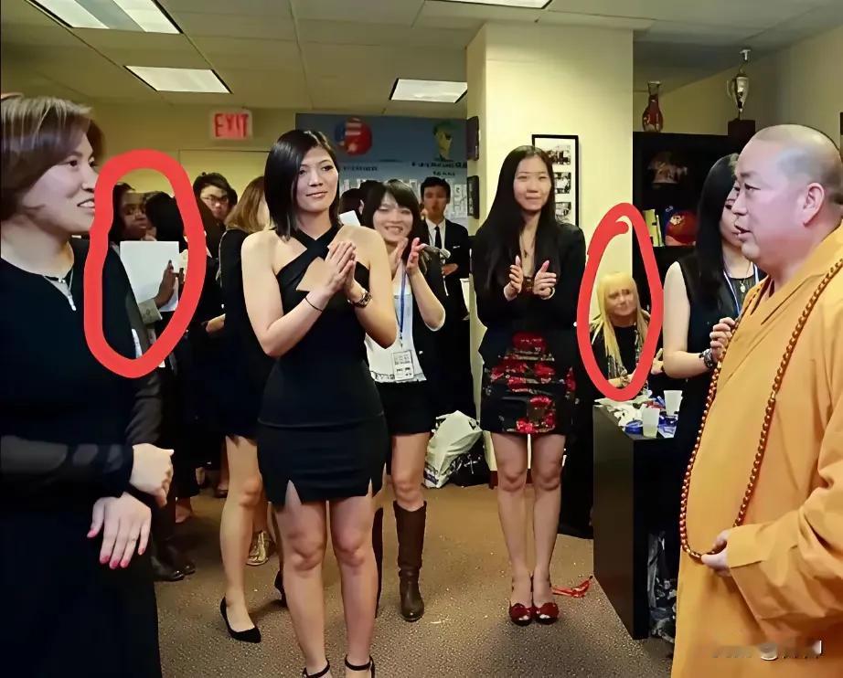 一众美女穿着如此清凉去参拜释永信，是考验大师的定力还是另有所想？如果说释永信抗