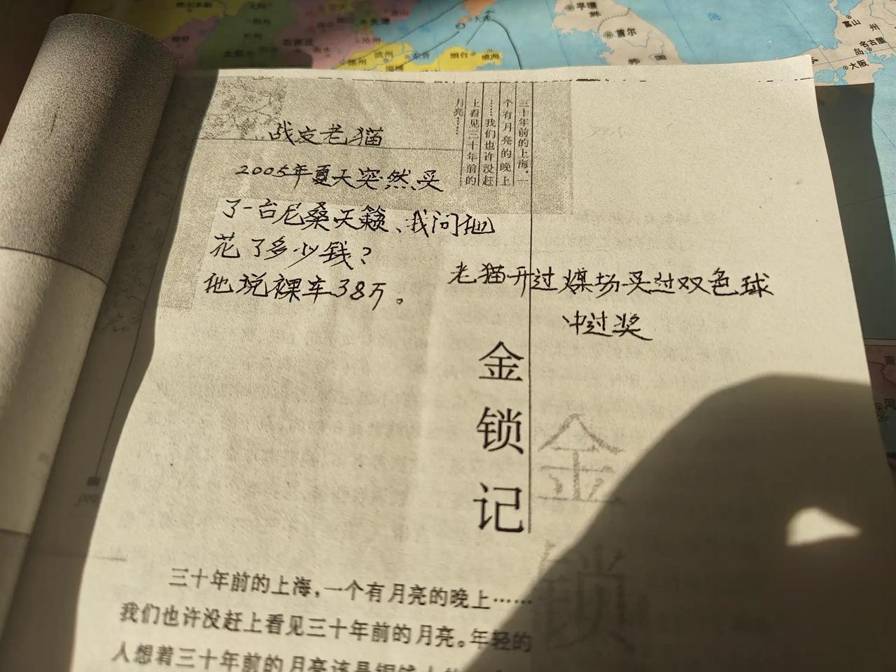 老猫聪明过人开过煤场，买过一次双色球。