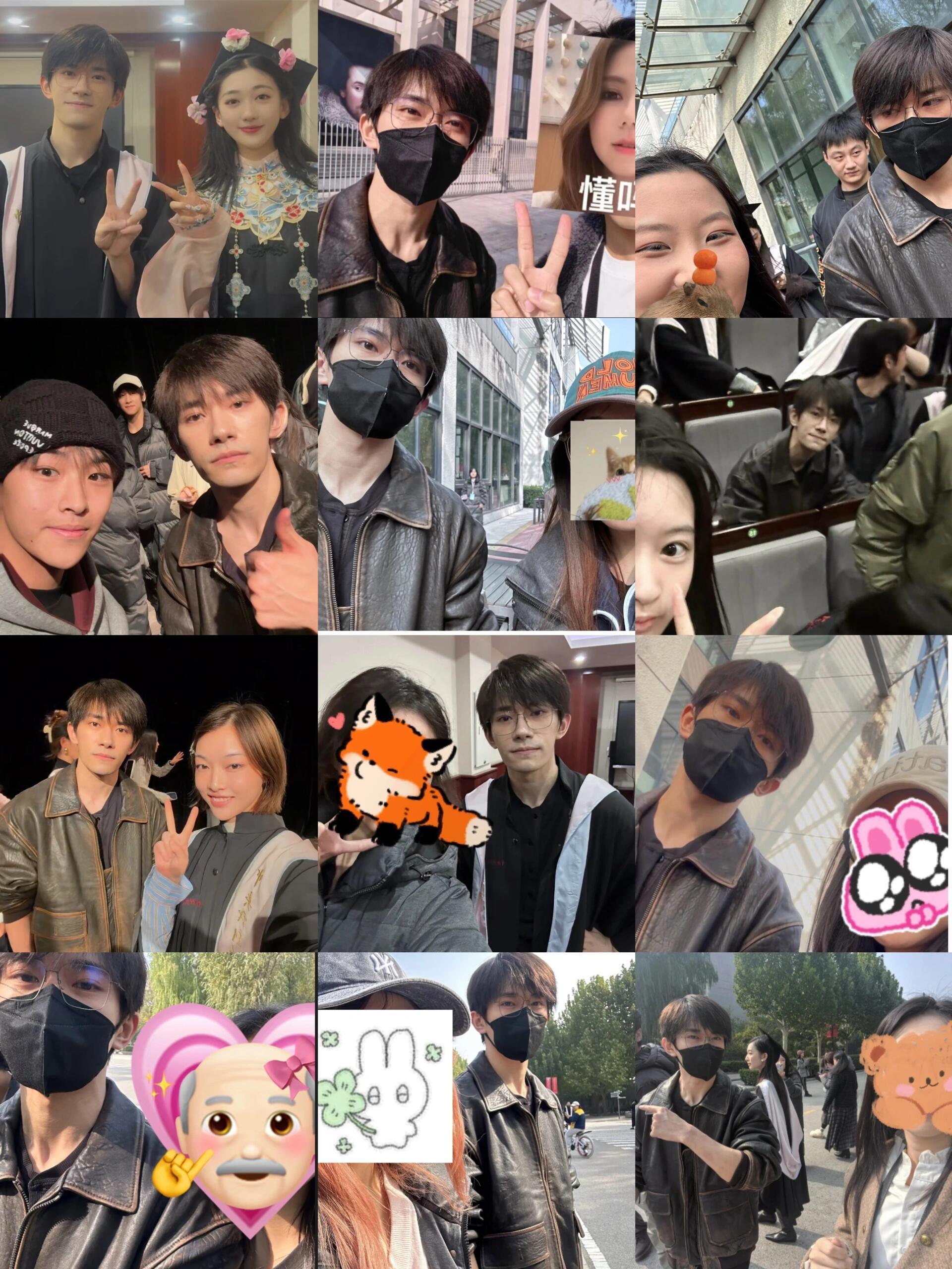 易烊千玺那天到底拍了多少合照一张一张增加，我真的羡慕了活动还没结束吗​​​