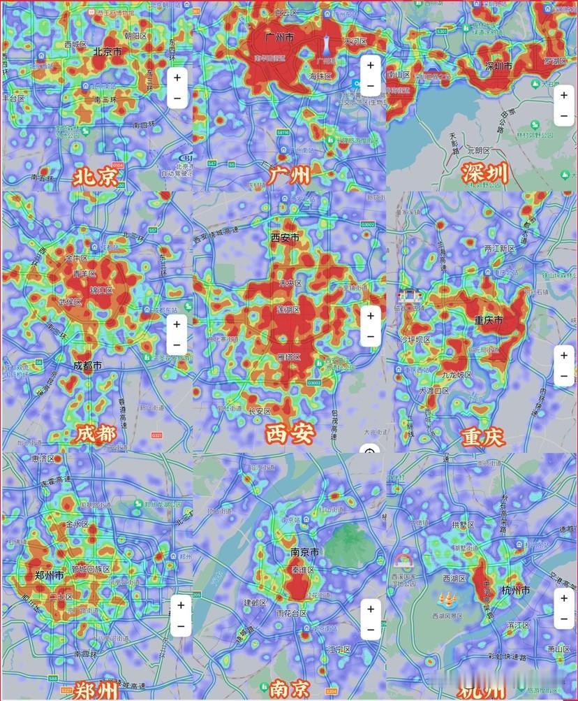 马年春节热力全开！九城热力图里的中国年活力密码截取正月初一（2月17日）晚9