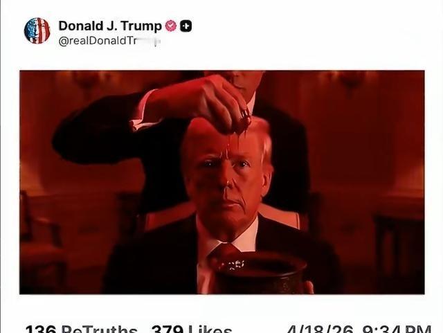 特朗普疯了吗？发布这条视频？果然那报道没错，他沉迷于自己的真相社交软件每天用