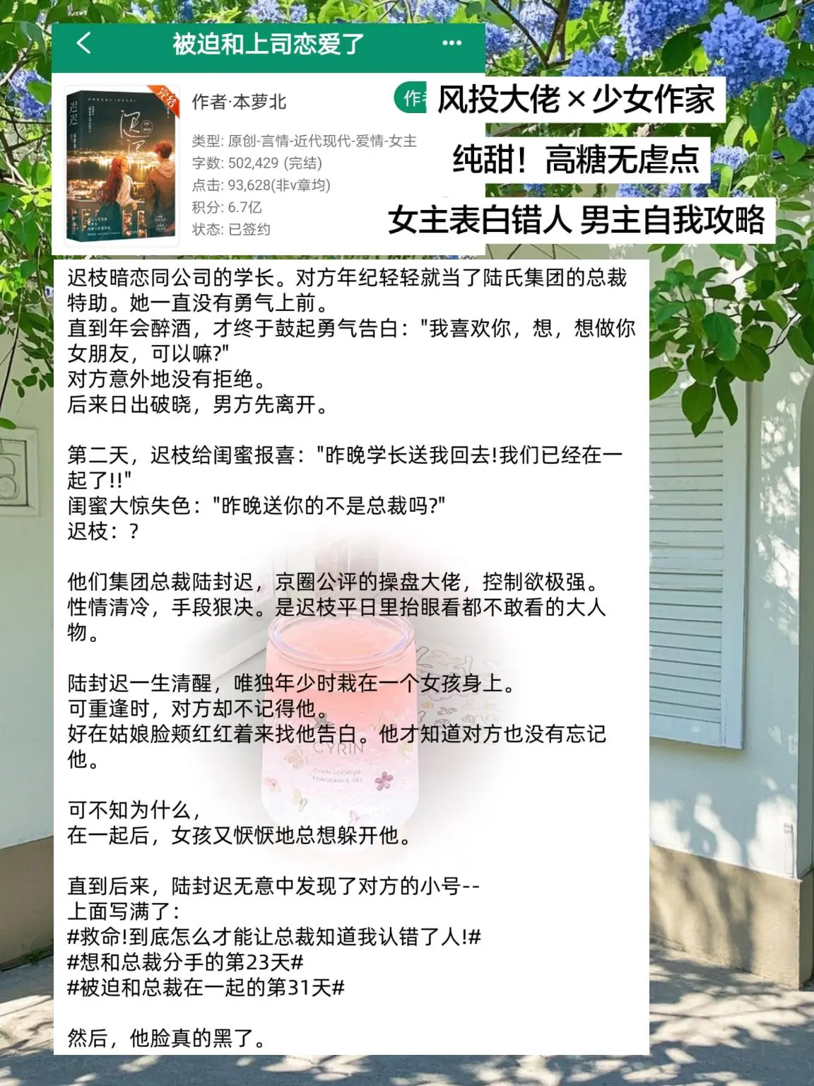 啊啊啊这本女主表白错人，没办法只能假装喜欢男主！没想到男主直接自我攻略...