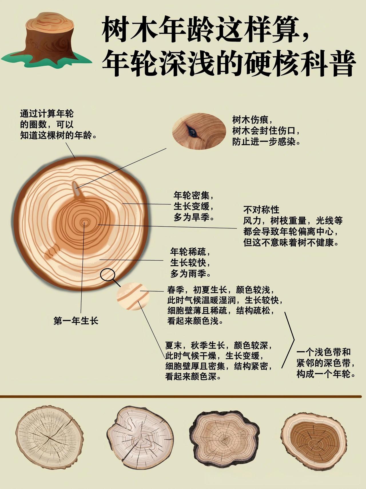 树木年龄怎么计算？