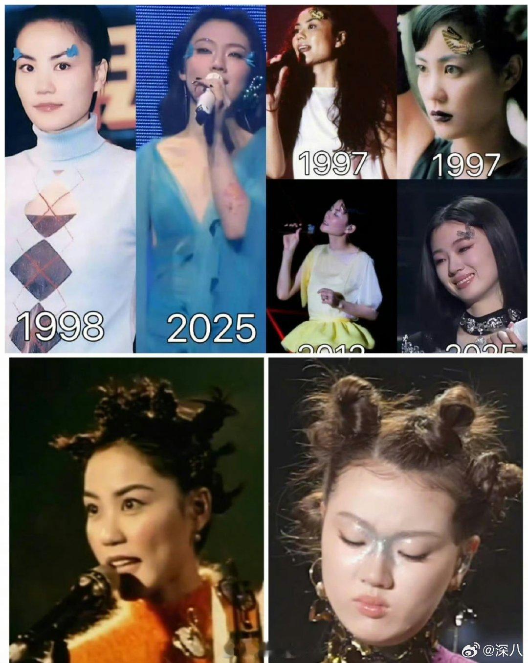 单依纯多次造型和王菲相似曝单依纯多次造型和王菲相似曝单依纯多次造型和王菲相似，