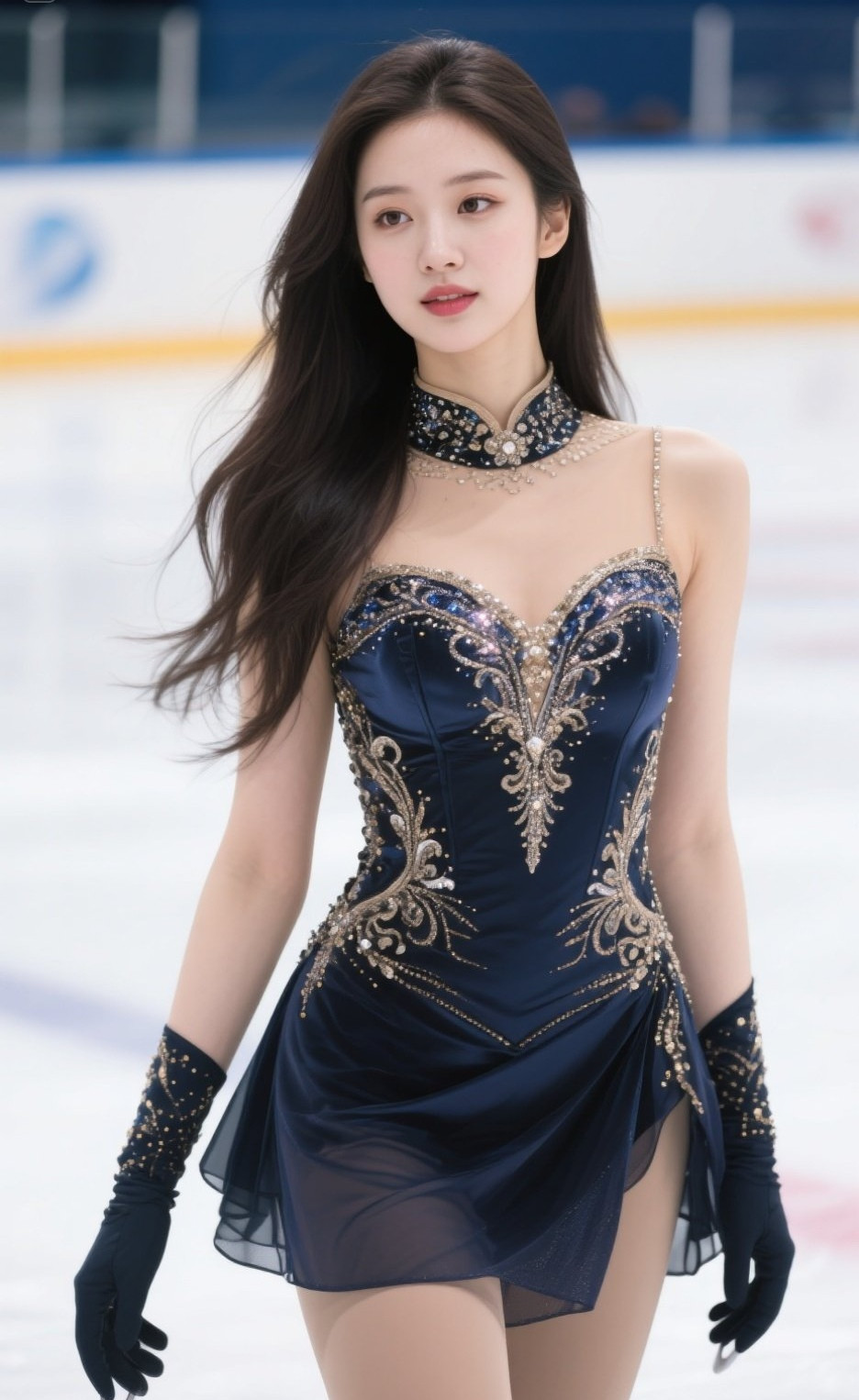 冰上仙子轻盈飘逸如画——美女写真