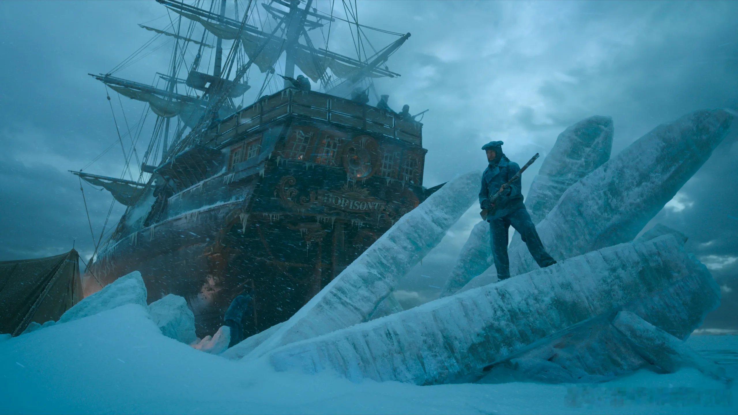 吉尔莫·德尔·托罗拒绝在拍摄《弗兰肯斯坦》时，完全使用特效来制作电影中的大船，最