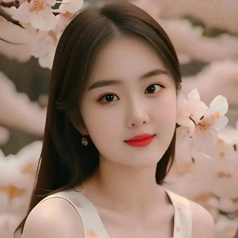 樱花树下少女，温柔似水，美不胜收。樱花氛围感照片樱花美照唯美樱花瞬间樱花少