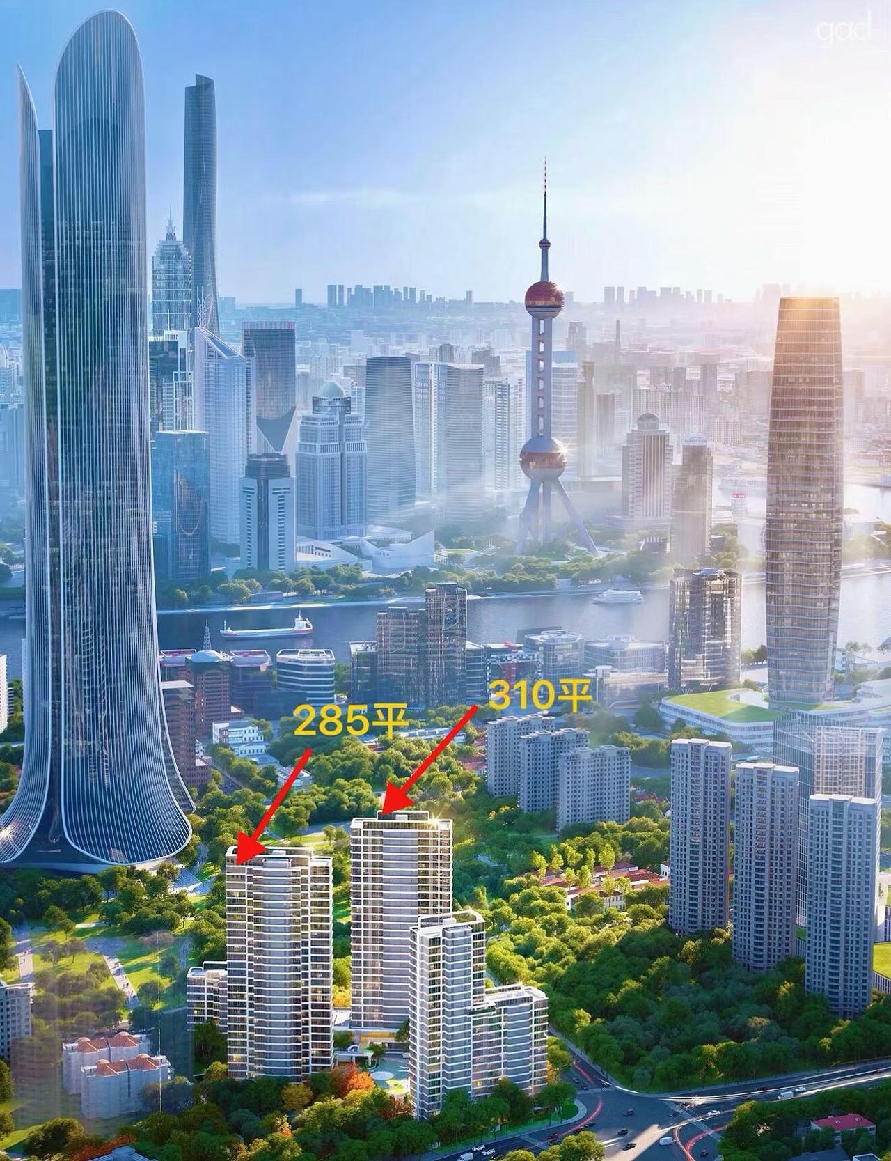✨绿城潮鸣外滩｜收官最后一期285㎡&310㎡藏品大平层、3988W起内环