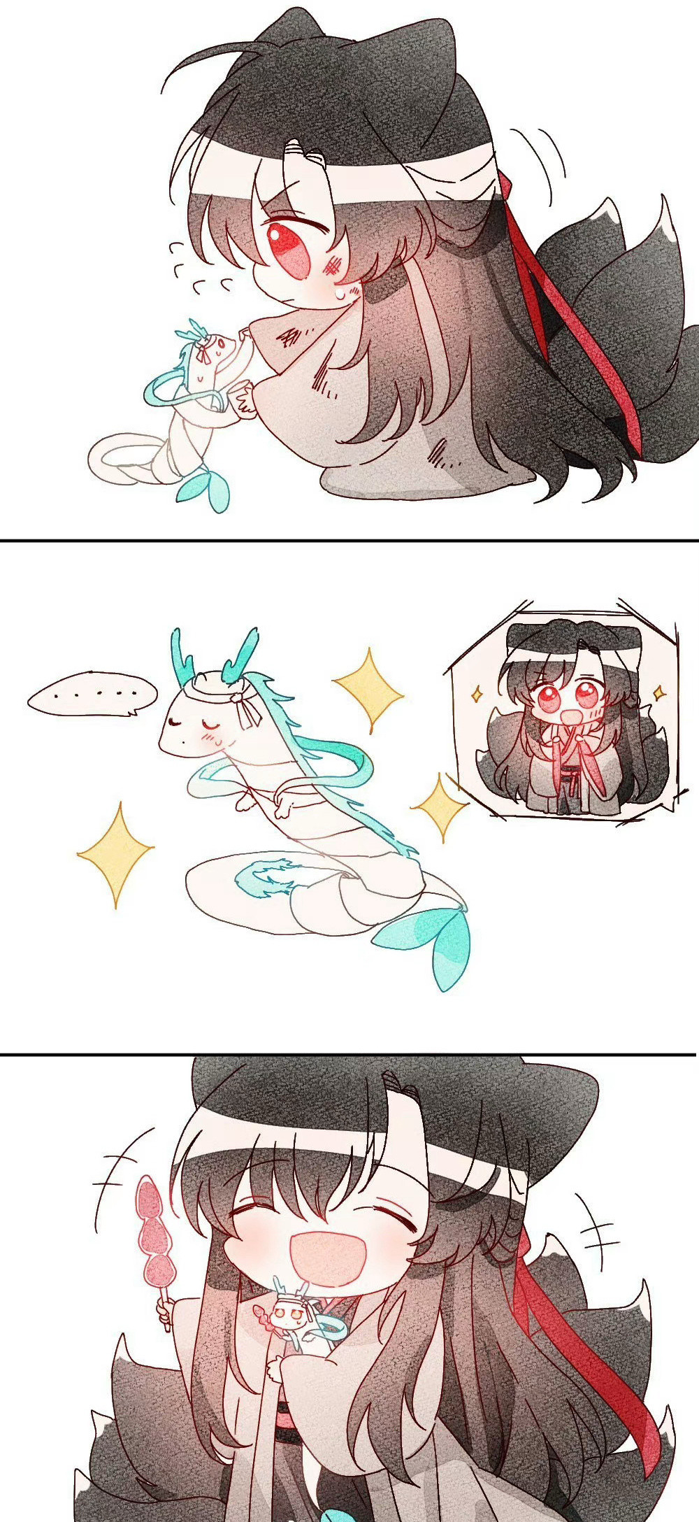 魔道祖师2025动漫嘉年华龙叽狐羡，互相救赎神马的，太好哭了x：MJOT_114