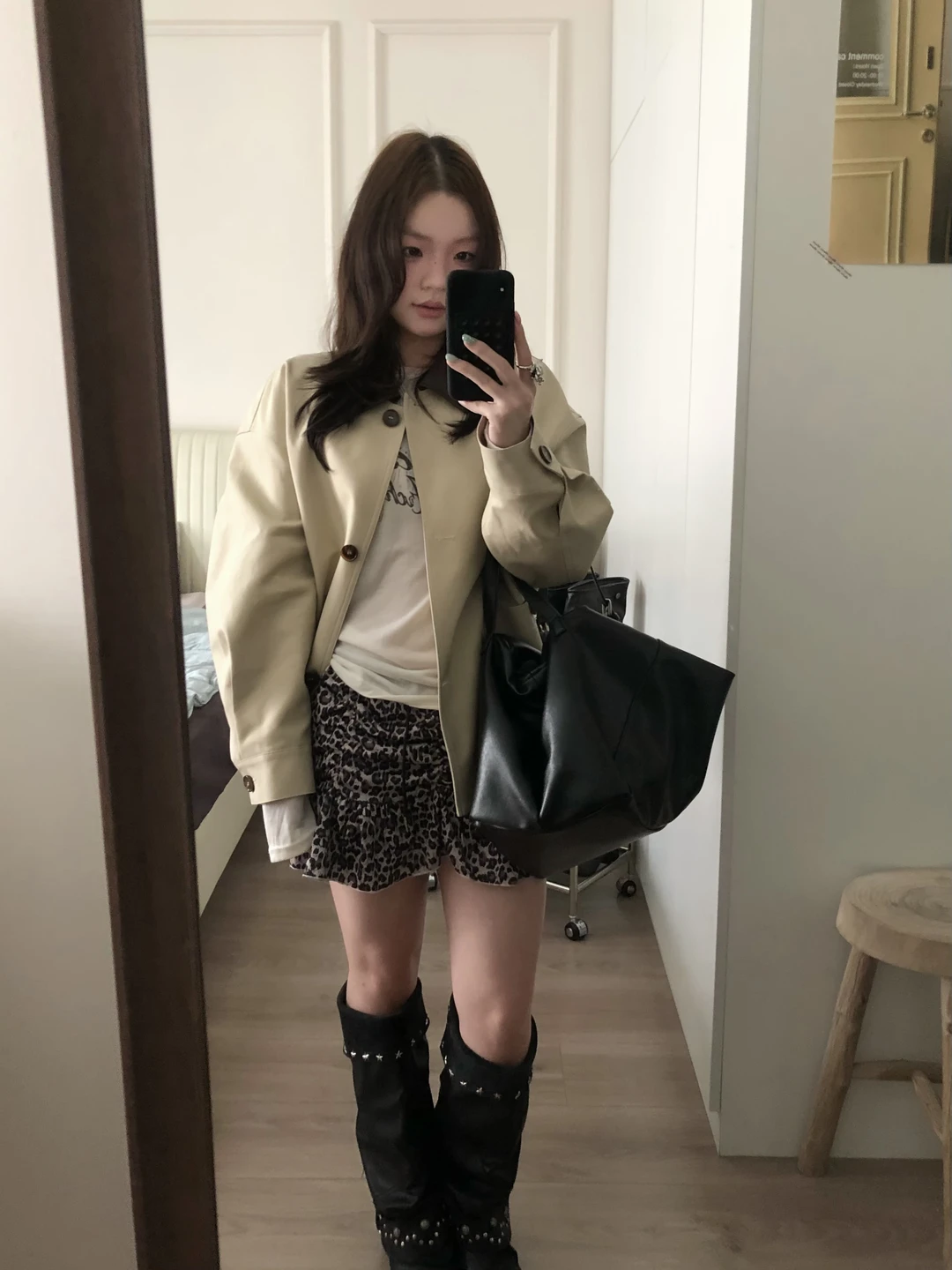 小个子的短款风衣🧥