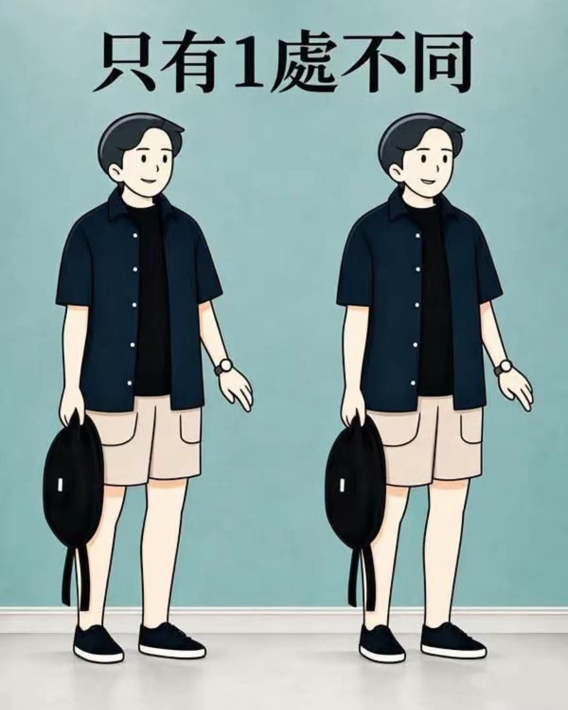 很多人扫一眼看不出差异，考考你的眼睛够不够敏锐趣味看图眼力考验找不同挑战