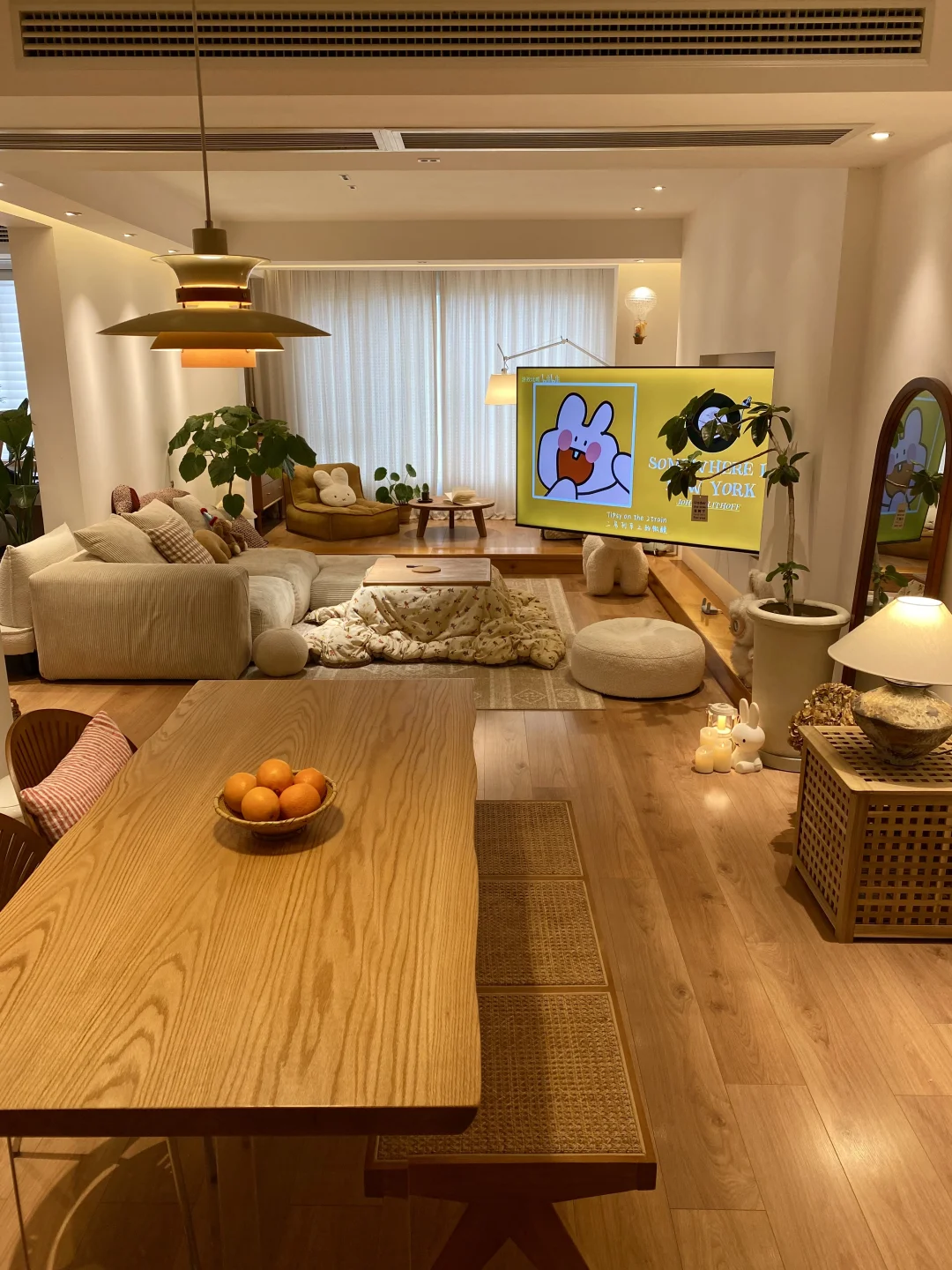 简单干净的家，让人舒服到不想出门～