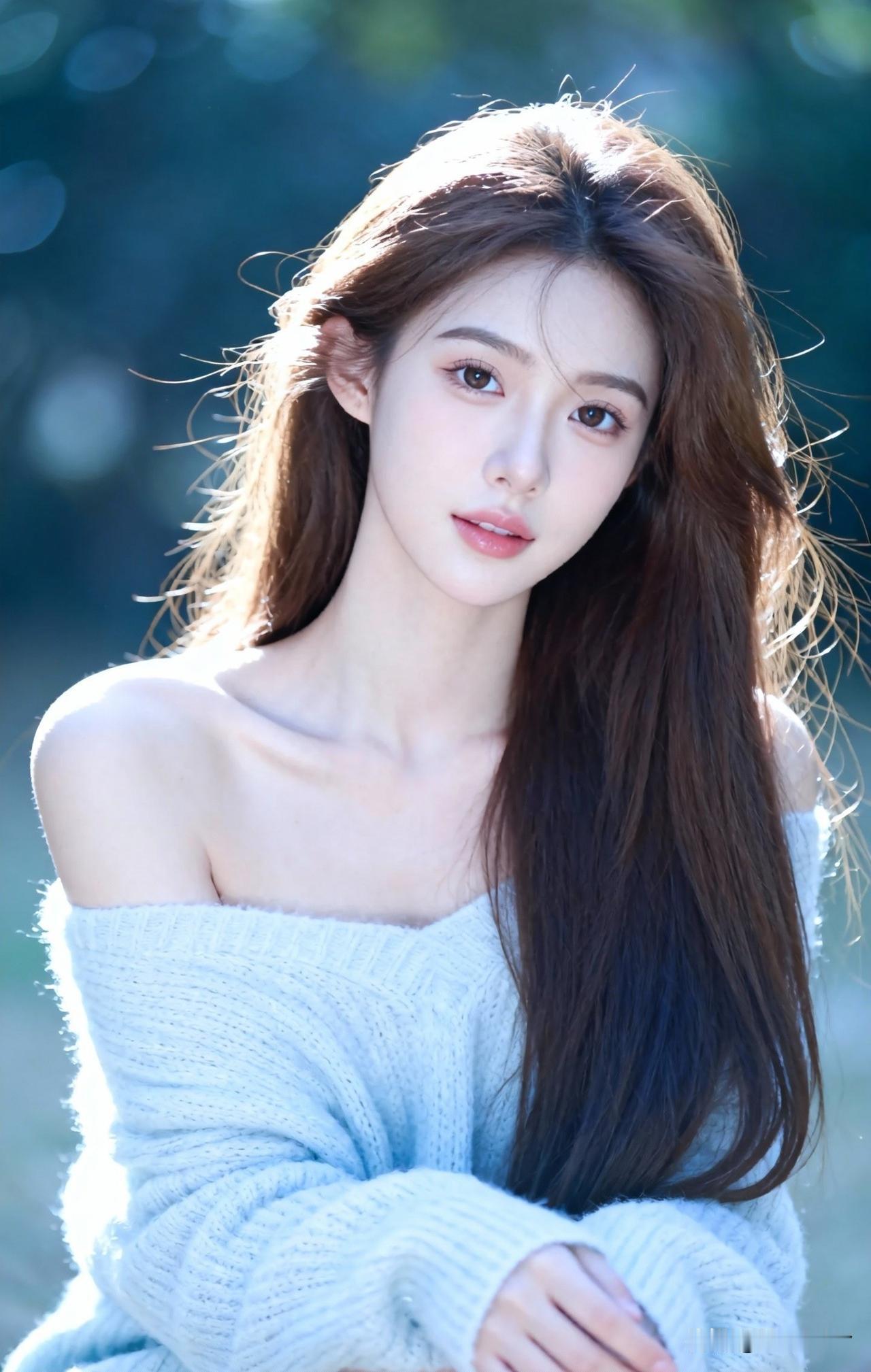这位小姐姐真漂亮，阳光下的她更耀眼。