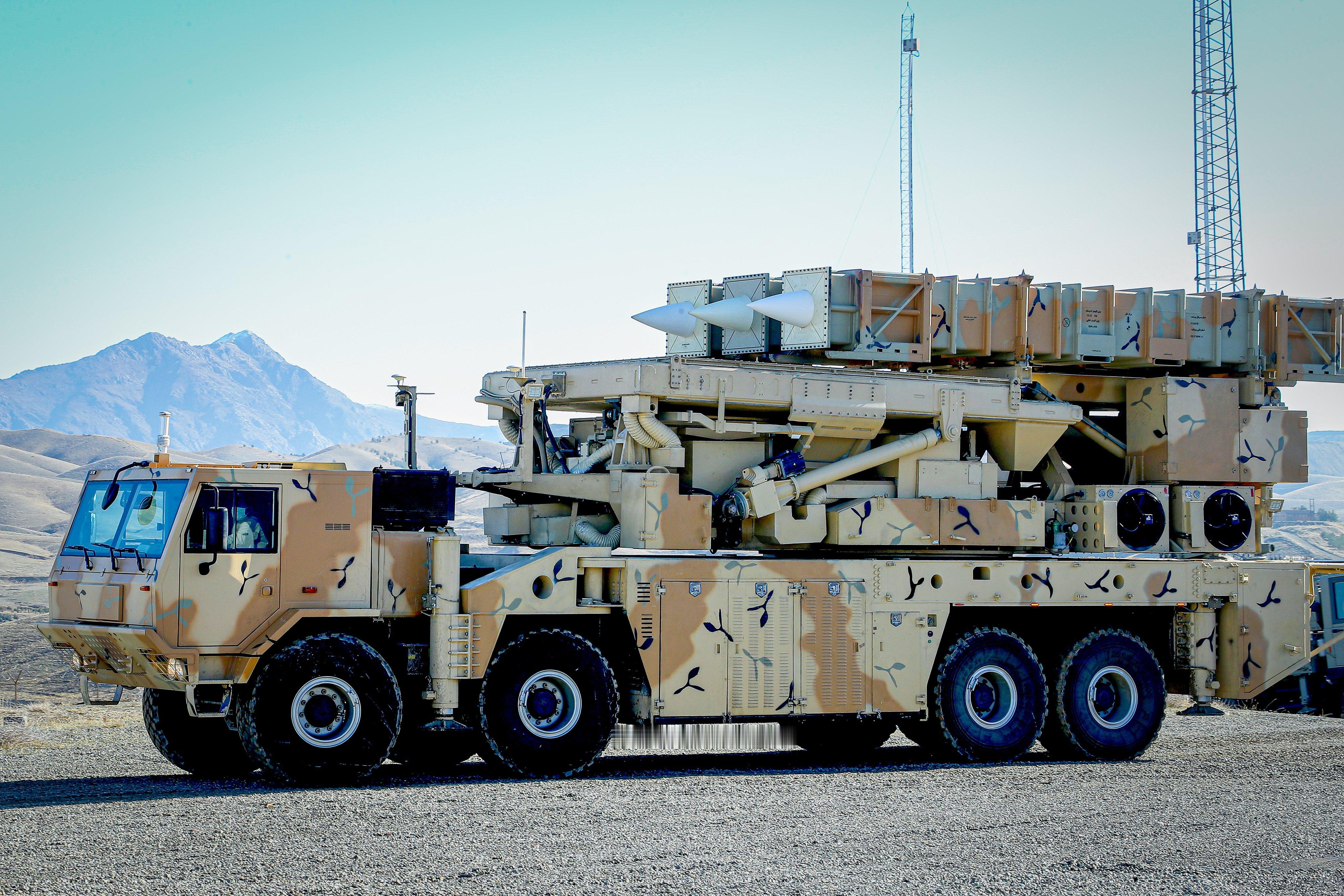 烽火问鼎计划每天认识一件兵器伊朗“阿尔曼”轮式自行防空系统根据伊朗说法，“阿