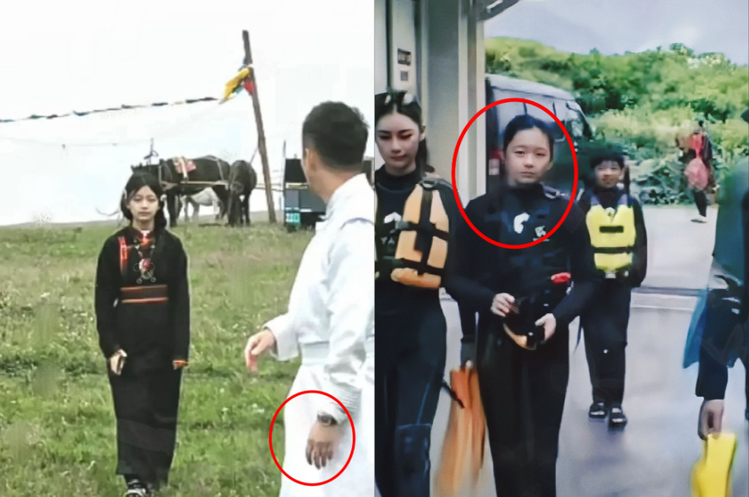 小玥玥正脸曝光瞬间被惊到了这简直就是妈妈S的优雅不优雅的没看出来，就是青