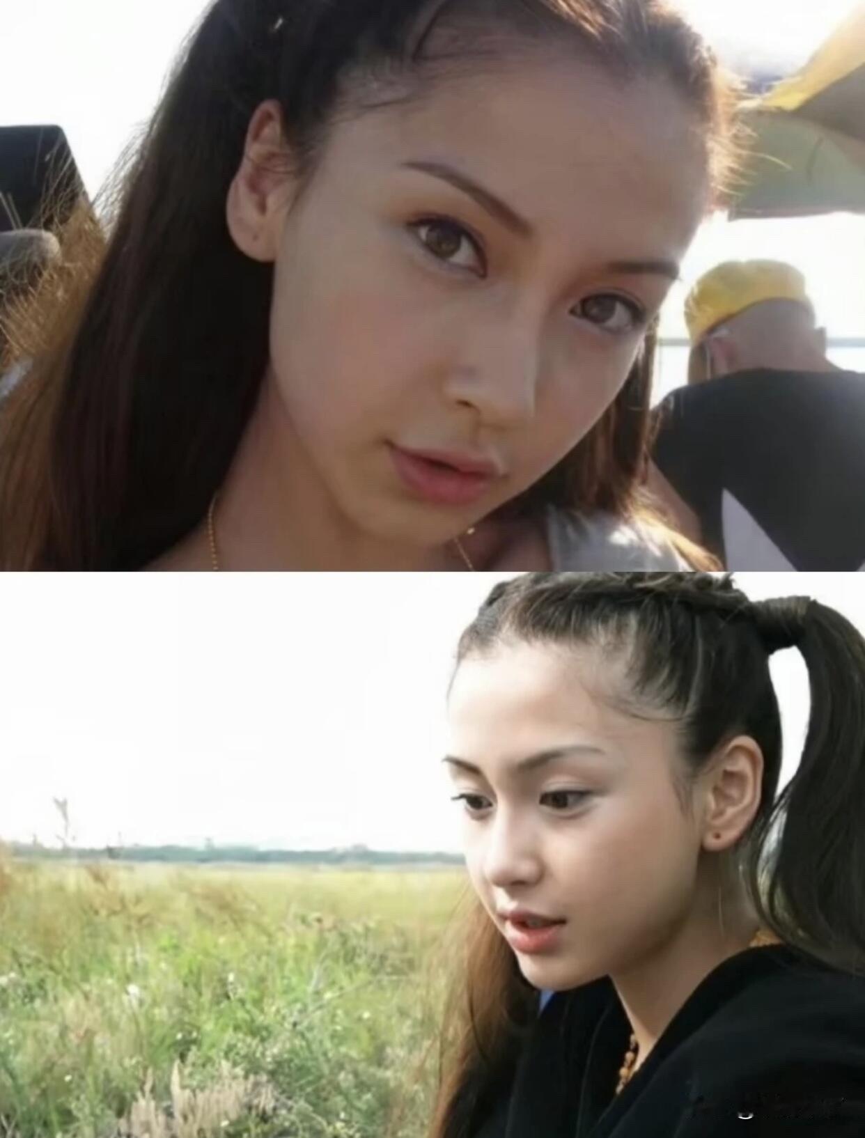 这么看她真的就是动了牙齿而已，早期的angelababy挺灵动的