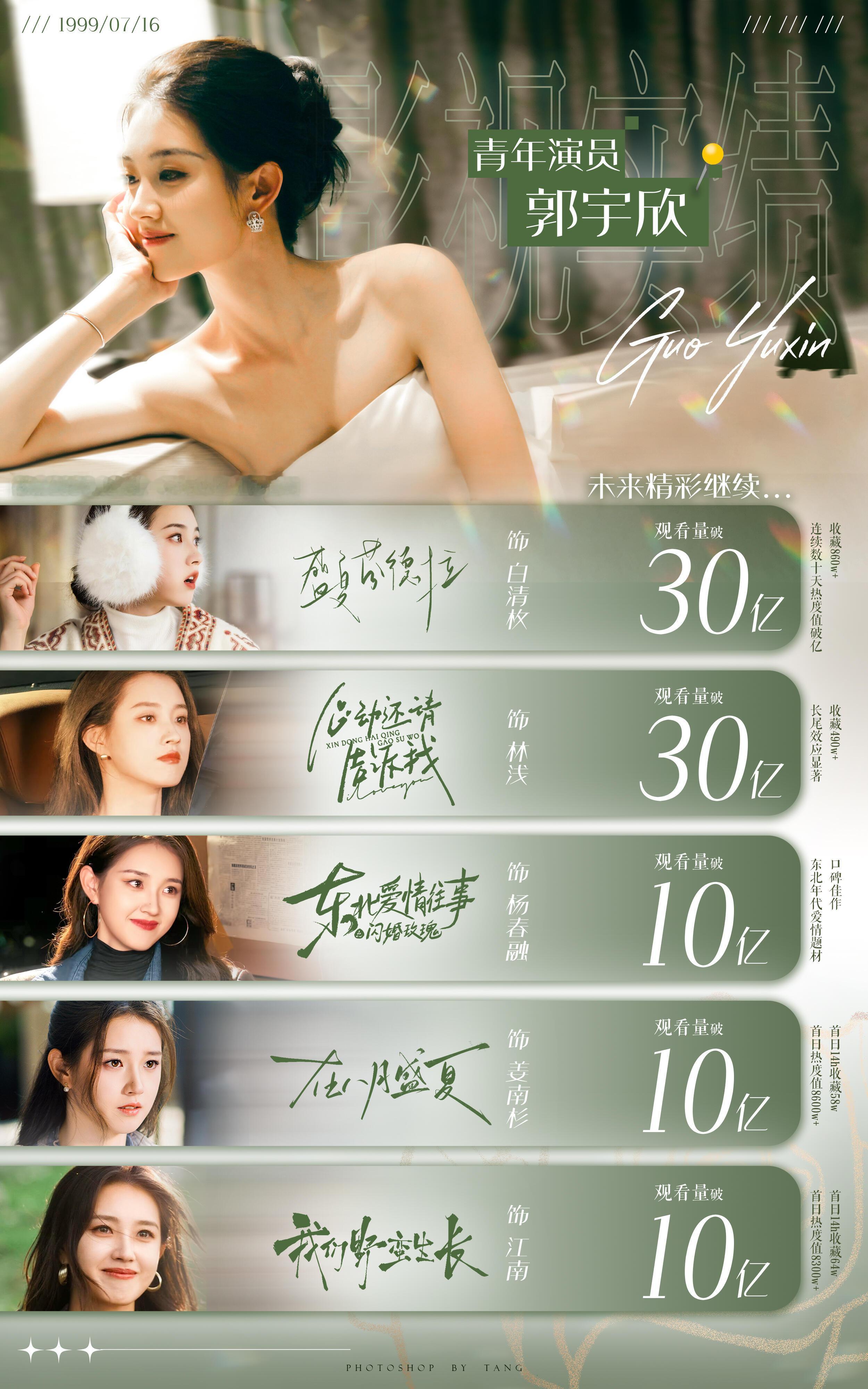 郭宇欣同学好优秀的成绩单📬玉簟秋如果爆了，小妮子直接升咖！！！