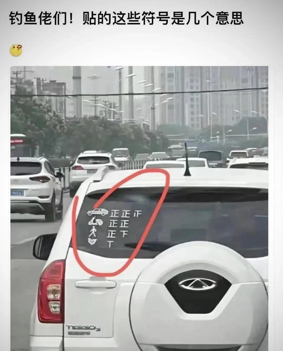 车上贴这个是什么意思？