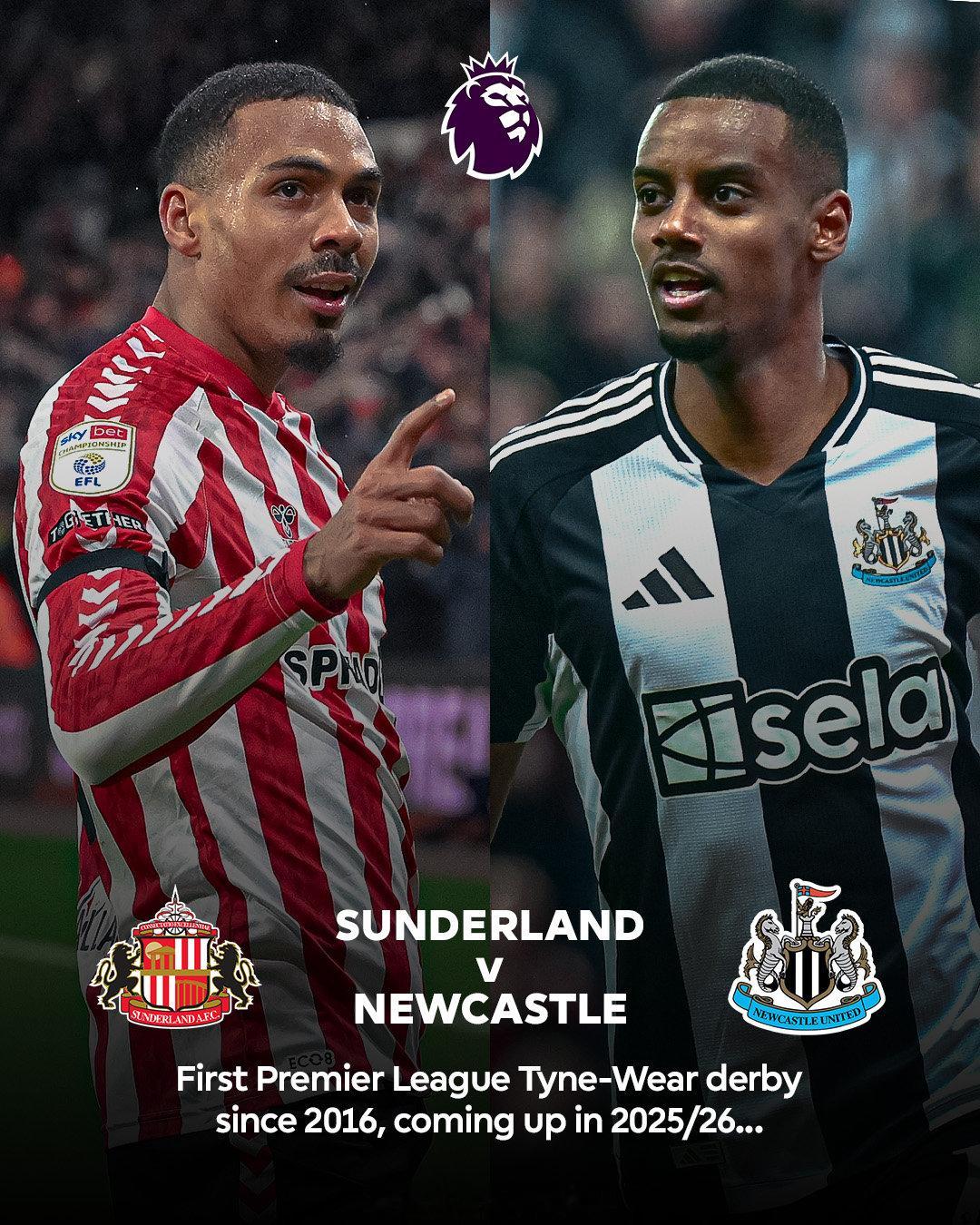 【桑德兰专克纽卡斯尔】桑德兰vs纽卡斯尔联由于桑德兰之前多年在英冠和英甲沉沦，