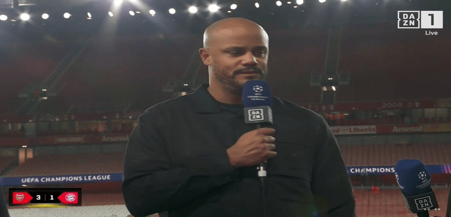 孔帕尼: 我不会找任何的借口, 必须说现在阿森纳比拜仁更强