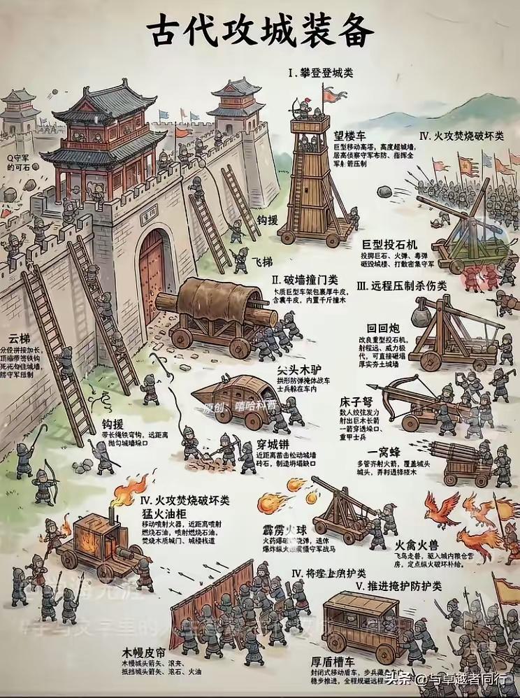 古代的攻城拔寨，可是个相当复杂的事。