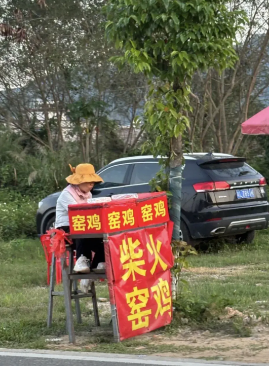 惠州一公里一个窑鸡？揭露杀猪盘骗局有网友提到去惠州旅游，发现到处都是卖窑鸡的，