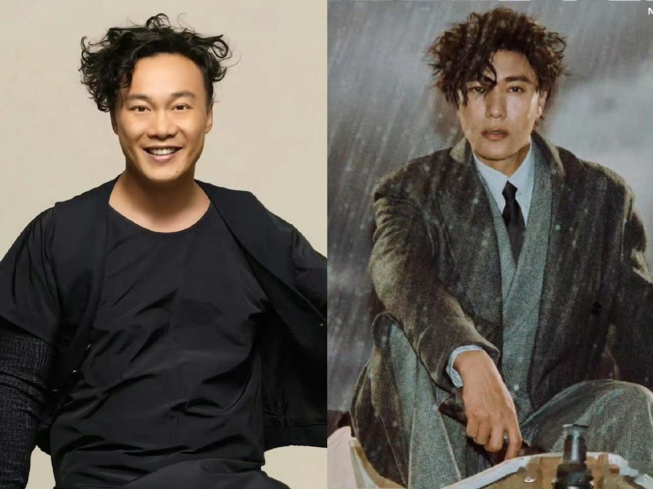 陈坤假发造型撞了陈奕迅陈坤新假发竟和陈奕迅隔空撞款～一个千面演员一个乐坛唱将